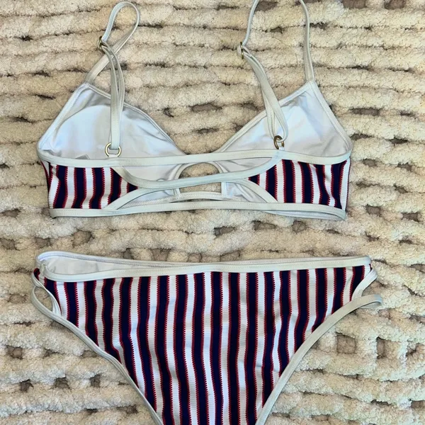 lspace red white blue bikini set - Image 3