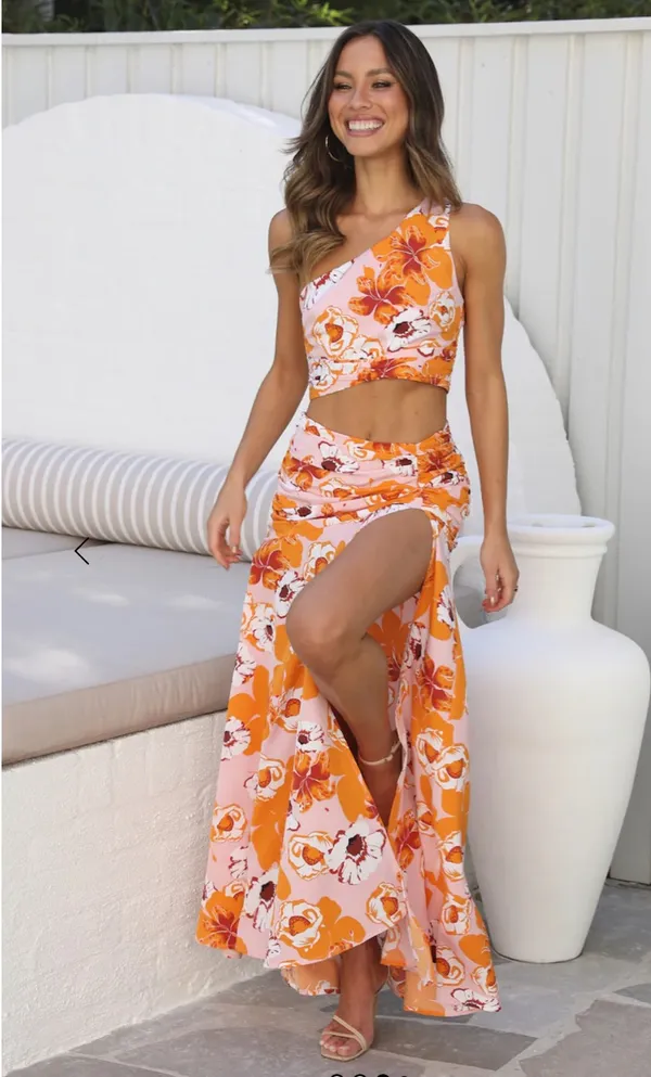 NWT Hello Molly HELLO MOLLY FLOURISHING SOUL Maxi Skirt Size XS - Image 2