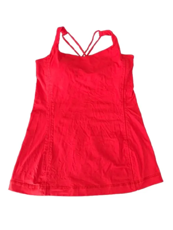 LULULEMON Free To Be Tank in Love Red colorway Size 6 - Image 3