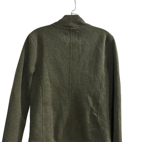 Victoria's Secret‎ Women's Green Mock Neck Full Zip Jacket Size S - Image 12