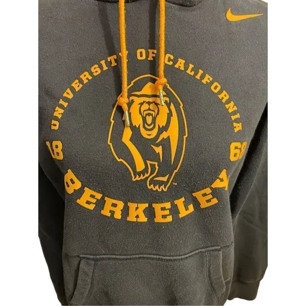 University of California Berkeley Women’s Nike Navy Blue & Gold Pullover Hoodie - Image 8