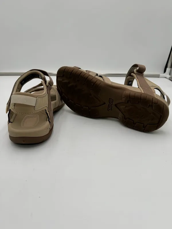 Teva Women’s Size 8 Sport Sandals 4266 Tan Brown Strappy Walking Hiking Shoes - Image 8