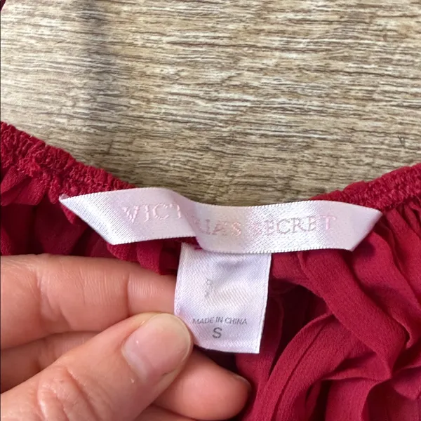 Victoria’s Secret Red Babydoll Chemise Size Small - Image 2