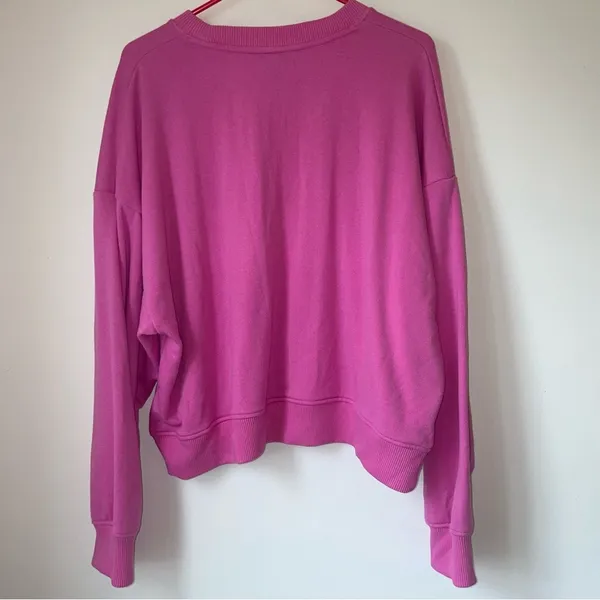 Victoria's Secret Fuchsia Crewneck Sweatshirt - Image 2