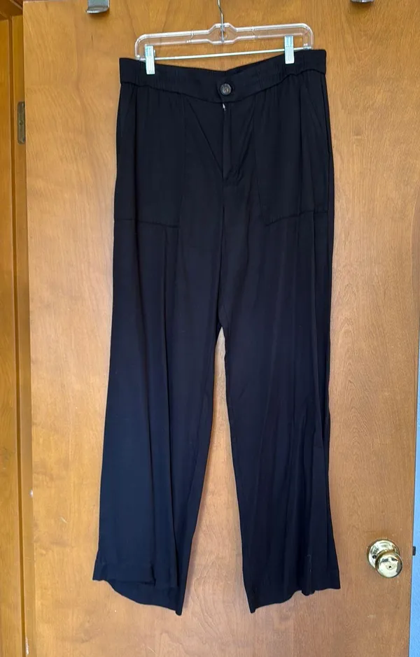 Loft Black Pull-On Pants 12 - Image 2