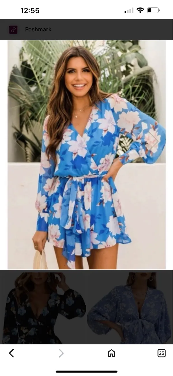 Pink Lily Romper - Image 2