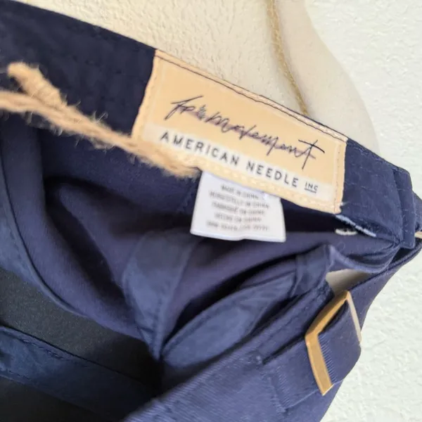 Free people movement AMERICAN NEEDLE Apres Ski Baseball Cap - Navy - Image 7