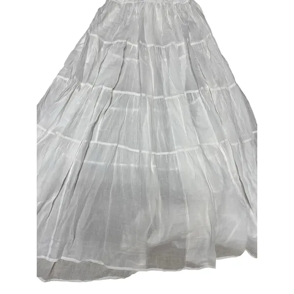 Free People A Little Extra‎ Endless Summer Halter Maxi Dress Ivory Size Medium - Image 6