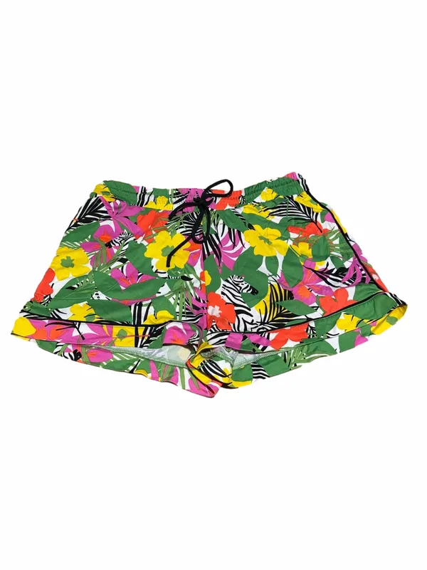 Beauty Sleep Social Tropical Floral Drawstring Women’s Pajama Set - Image 3