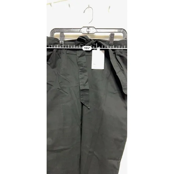 ASOS Maternity Black Paperbag Waist Tie Trousers Pants US 6‎ NWT - Image 5
