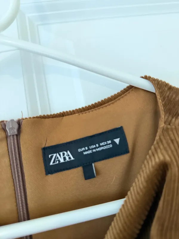 Zara belted corduroy dress - Image 3