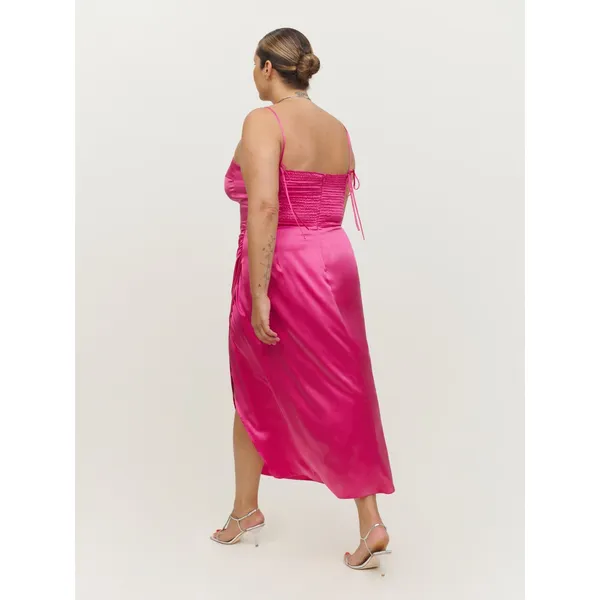 Reformation Marguerite Silk Dress Es (b63) size 10 NWT - Image 5