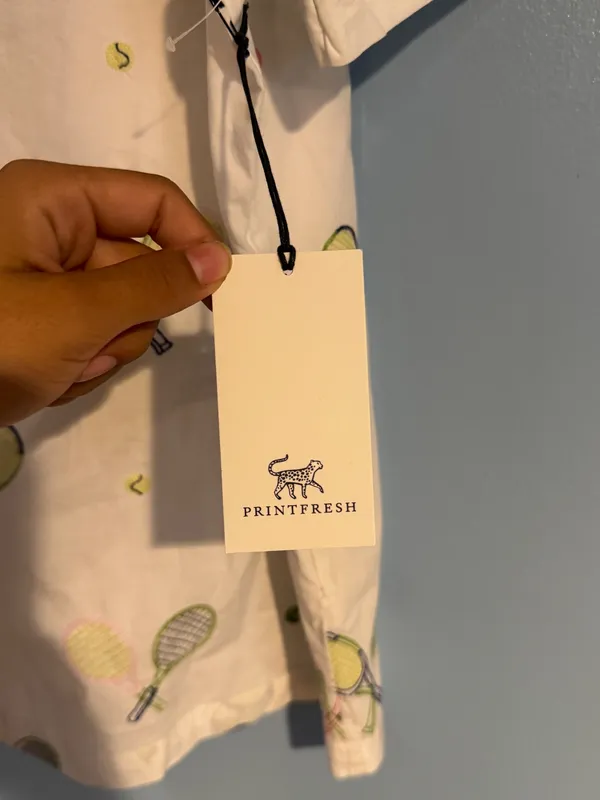 Print Fresh Pajama Set Tennis Club - Image 3