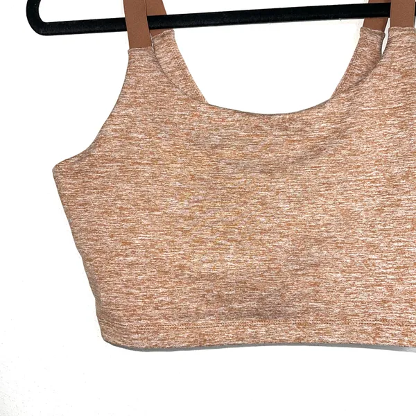 Aerie Offline The Hugger Recharge Least Support Unlined Brown Sports Bra - Image 4