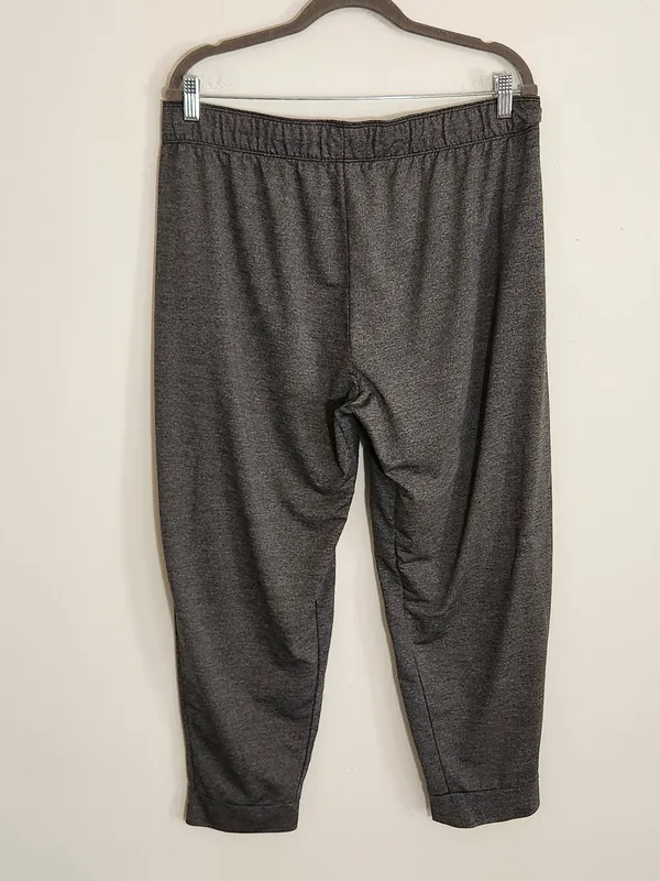Nike Women's Gray Cropped Dri-Fit Jogger Pants Size XL - Image 4