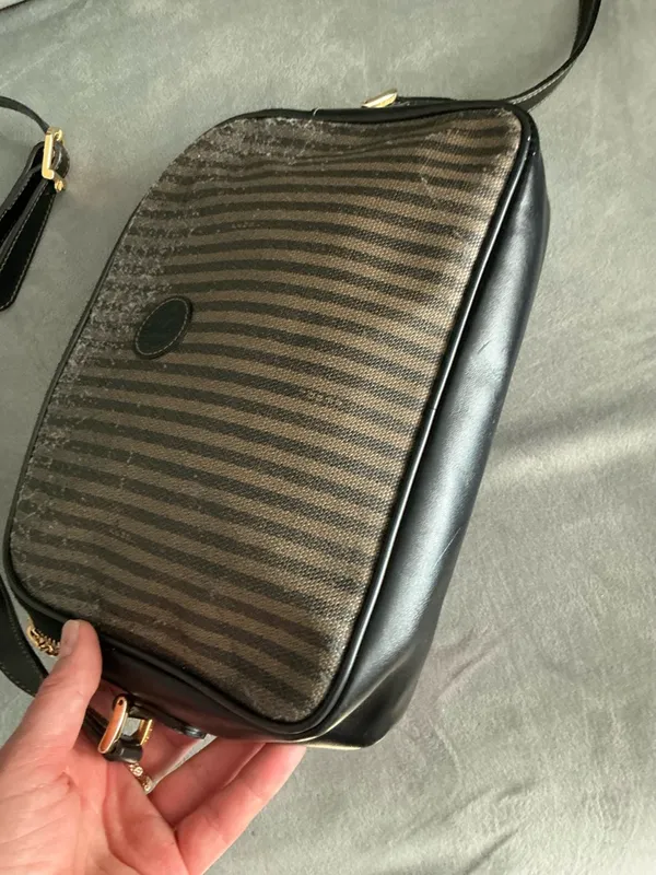  Authentic FENDI Striped Crossbody Bag 🌟 - Image 4