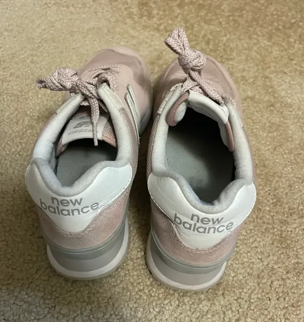 Pink New Balance Shoes 574 - Image 3