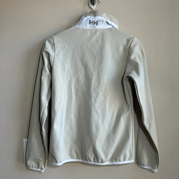 Helly Hansen cream full zip fleece jacket women's size small outdoors winter - Image 7