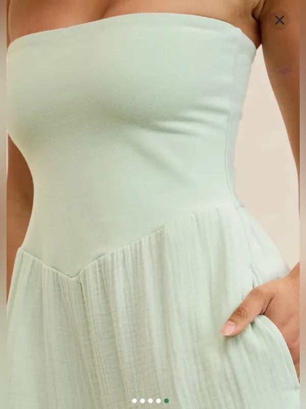 Aerie At The Barre Strapless Jumpsuit - Image 4