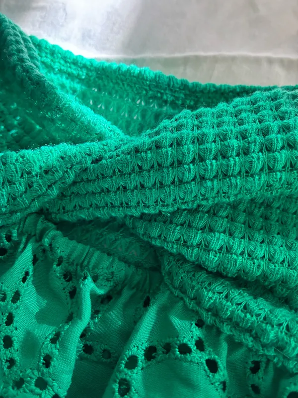 SheIn Kelly Green Halter Top - Image 2