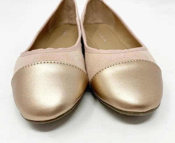 ROHB Corsica II Rose Suede Rose Gold Cap Toe Flats Size 5 NWT - Image 7