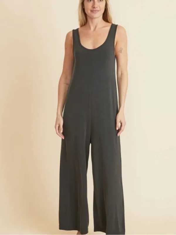 Marine Layer Ribbed Jumpsuit Size Medium Summer Travel Lounge - Image 8