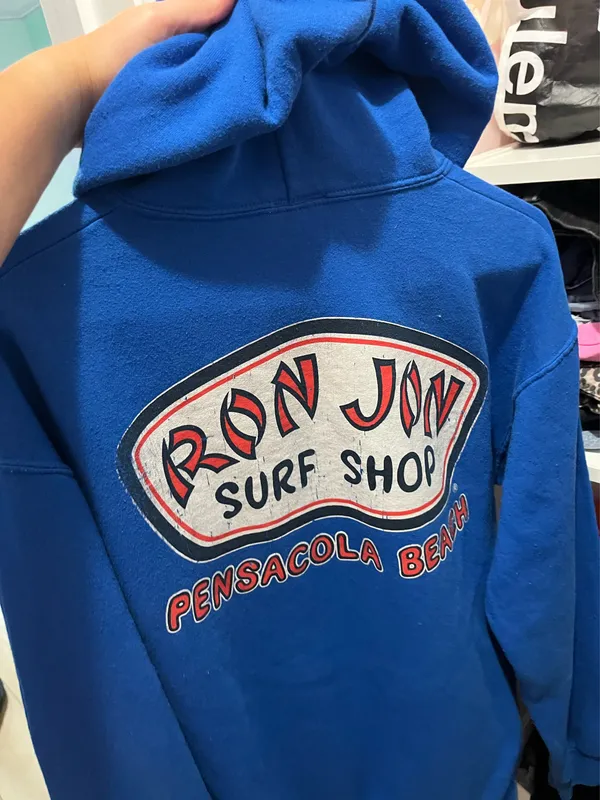 Blue Ron Jon Hoodie Surf Shop - Image 4