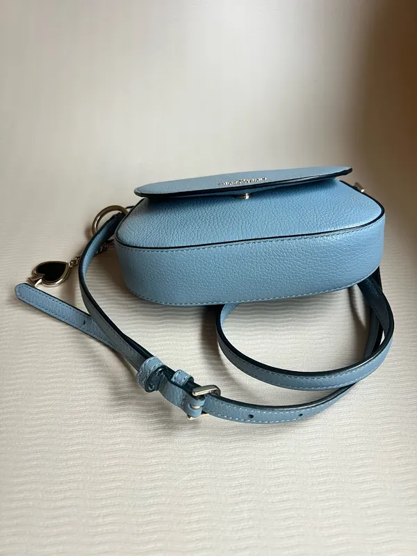 Kate Spade New York Leila Mini Flap Crossbody in Light Blue NWOT - Image 2