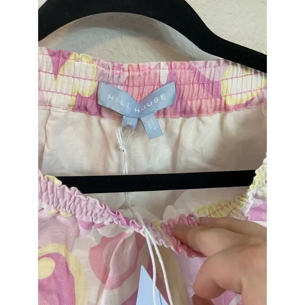 Hill House The Paz Skirt Mini Candy Kaleidoscope Pink Ruffle M - Image 2