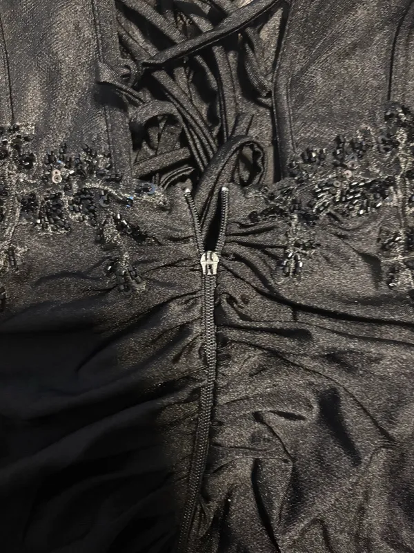 Windsor Mini Dress Black - Image 3