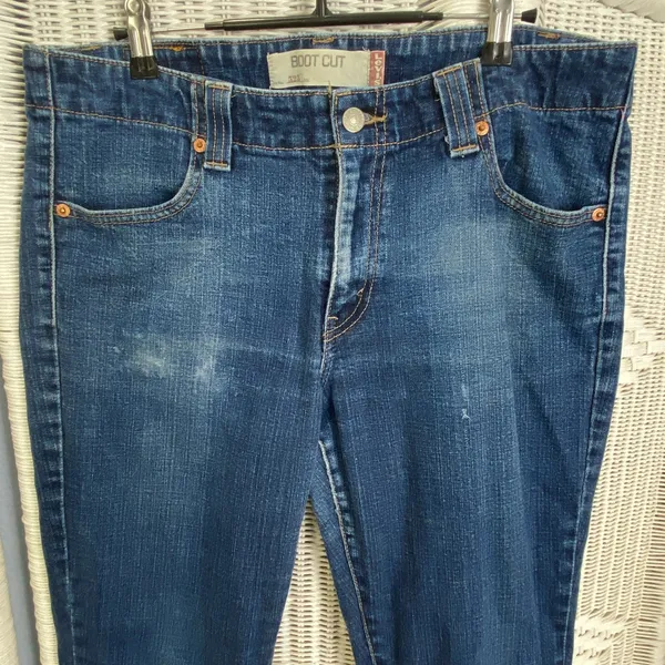 Levi's 525‎ Bootcut Jeans Women's 12M Medium Wash Stretch Denim - Image 2