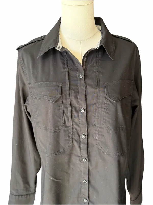 5.11 Tactical - Women’s Fast-Tac Long Sleeve Shirt Black Sz M - Image 4
