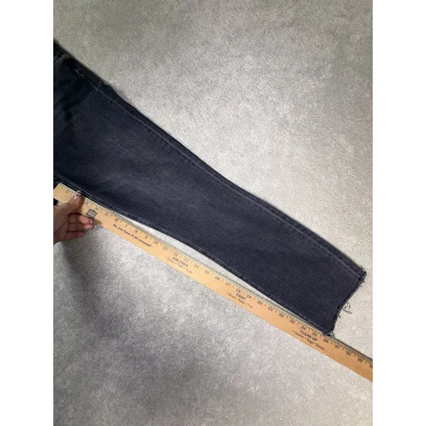 Frank & Eileen Jeans Women 29 Derry High Rise Made in USA Gray Wash Raw Hem EUC - Image 14