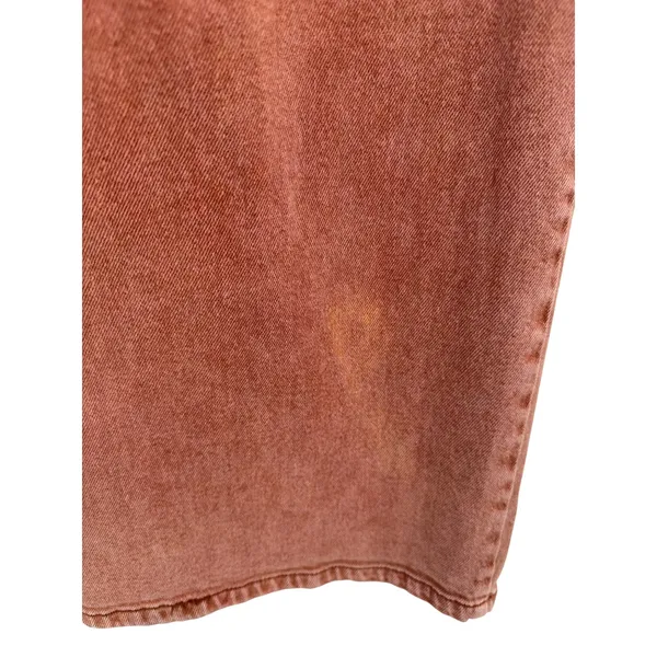 Free‎ People Wales Wide Leg Jeans Terracotta High Rise Brick Red Size 29 - Image 11