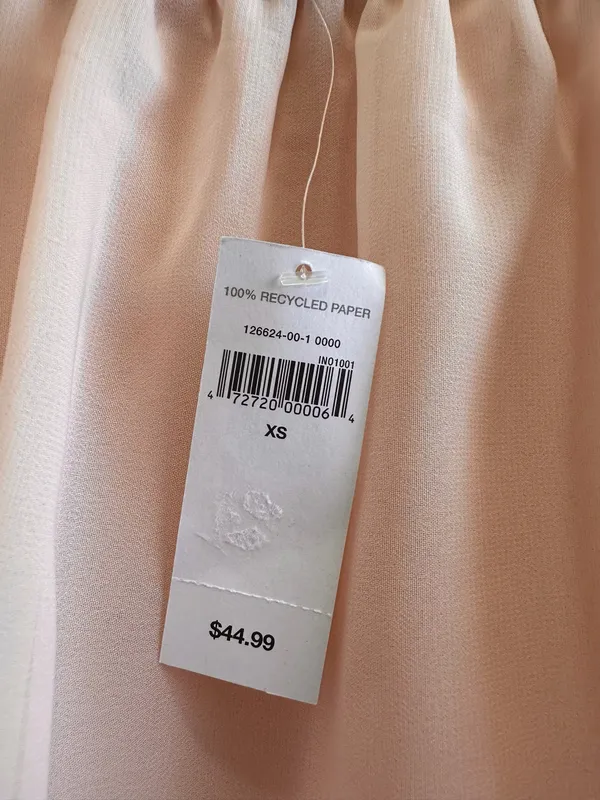 Gap Skirt Women’s Size XS Blush Pink Peach Floral Mini Pull On NWT - Image 4