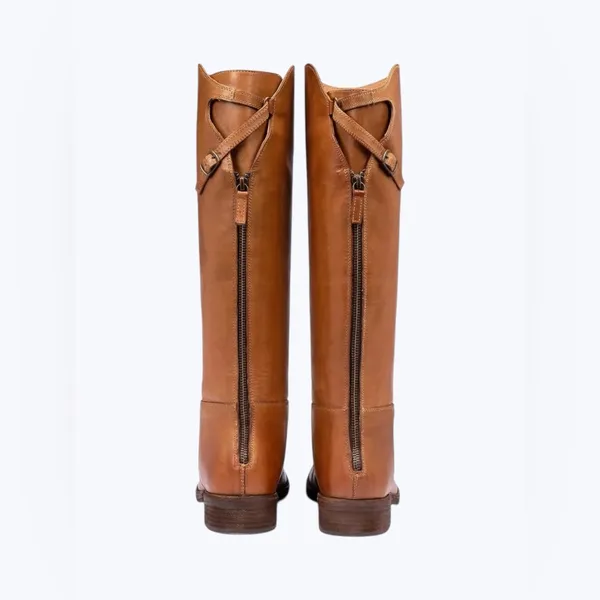 🆕 Free People | Everly Equestrian Strap Boot | Saddle Tan | Sz: 8.5 - Image 8