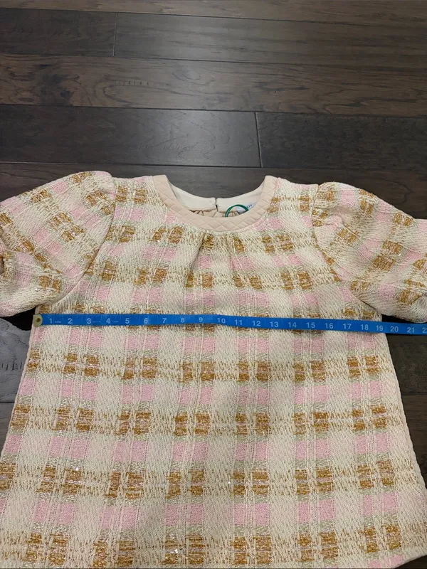 New With Tags Voy Tweed Bubble Sleeve Top Sz S - Image 5
