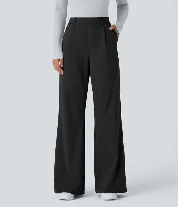 Halara Flex DayStretch High Waisted Work Flare Pants - Image 3