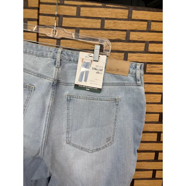 Seven7 Loose Straight Jeans Size 18W‎ - Image 4