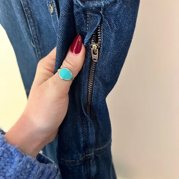 **NWT** Arella Denim Mini Dress from Reformation - Image 2
