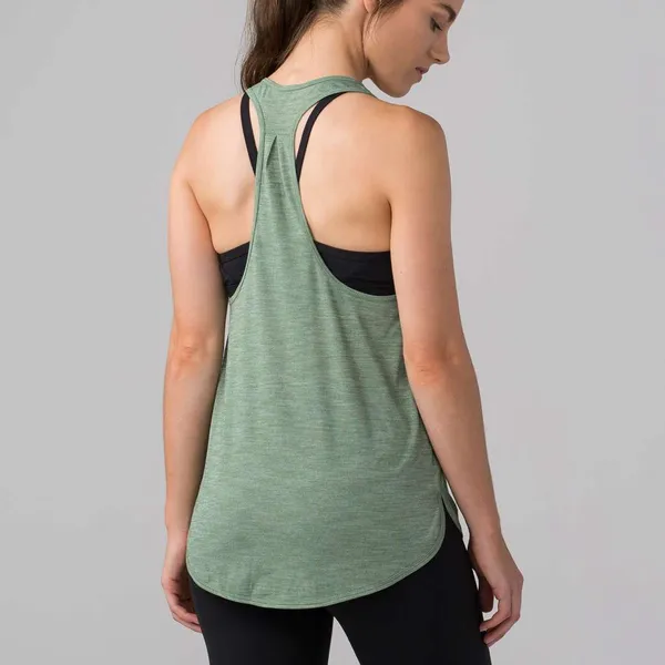💚Lululemon Heathered Green 105 Singlet Tank Top - Image 2