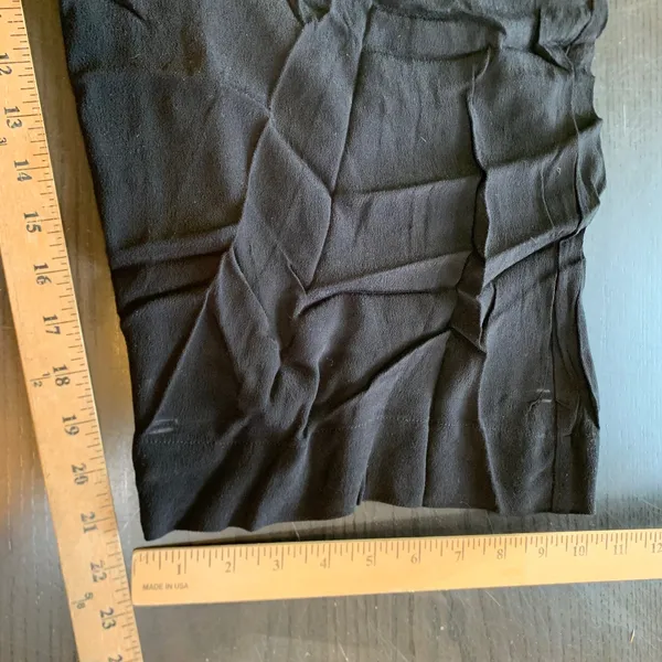 Madewell Women Black Sleeveless Smocked Waist Wide Leg Jumpsuit Size 12 Pockets - Image 9