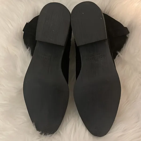NWOT Musse & Cloud Ginger Western Ankle Boots | Black Suede | Size 9 - Image 7