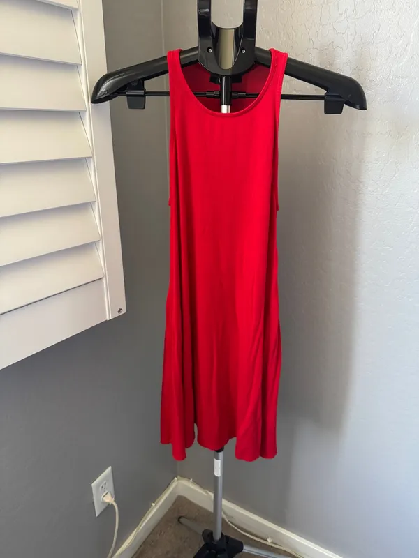 Lulus Tupelo Honey RedSleeveless Mini Dress Size Small - Image 3