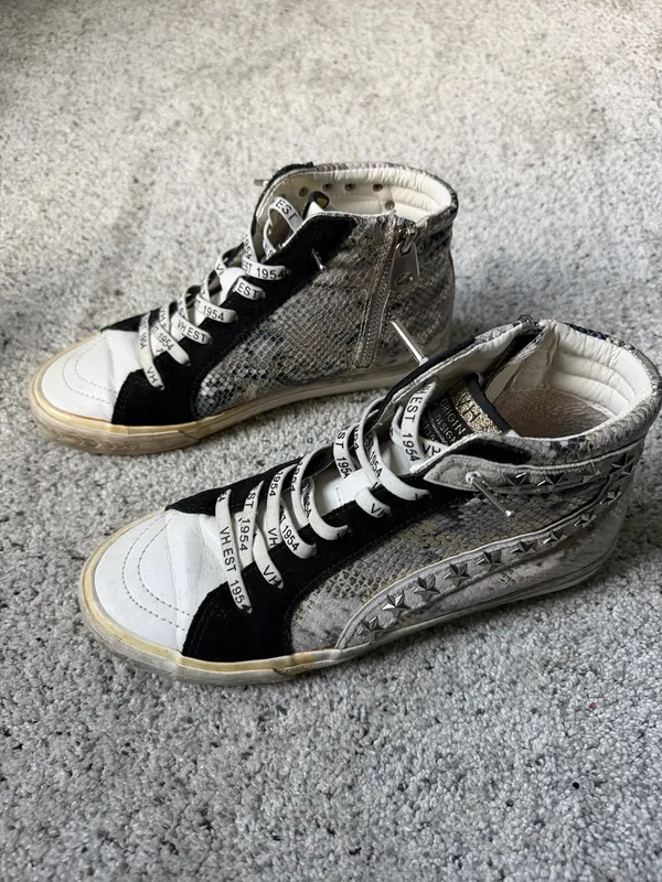 Vintage Havana High-Top Sneakers - Image 2