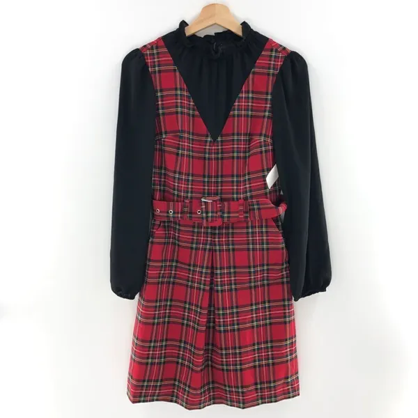 Riley & Rae Estelle‎ Plaid Dress Mini Size XXS - Image 2