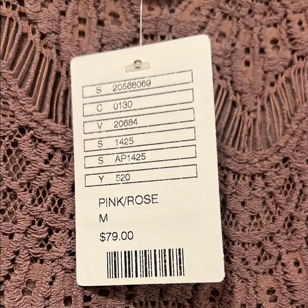 Anthropologie pins and needles crochet‎ style dress. Fully lined - Image 4
