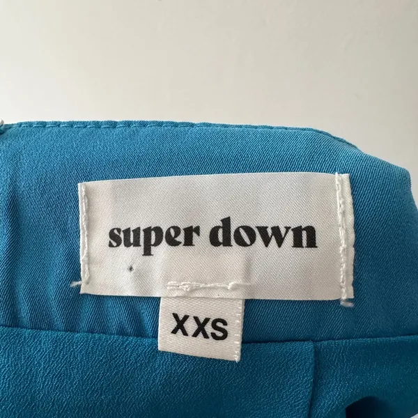 Superdown Revolve Jasper Wrap Skirt Aqua‎ Blue - Image 8