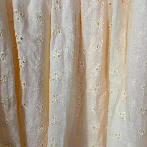 Windsor Sunny Tones Smocked Eyelet Skater Dress Small NWT - Image 5