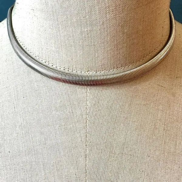 Sugarfix by Baublebar silver tone choker chain necklace - Image 2